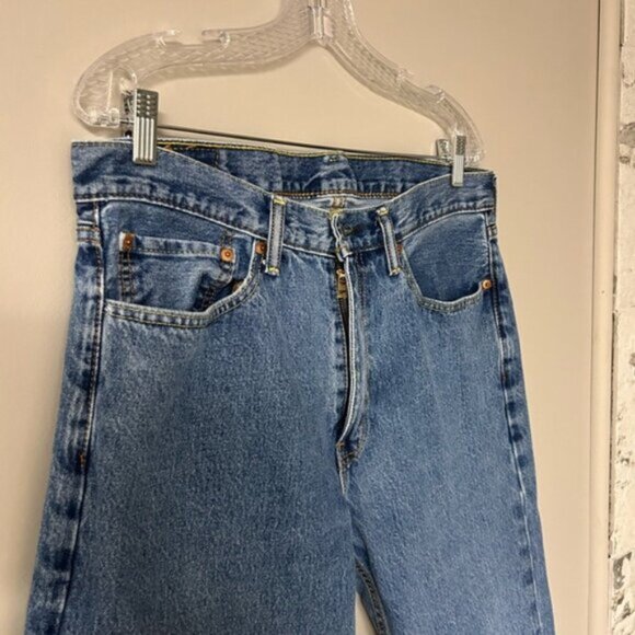 Levi’s 505 Men’s Blue Skinny Jeans - Picture 2 of 5